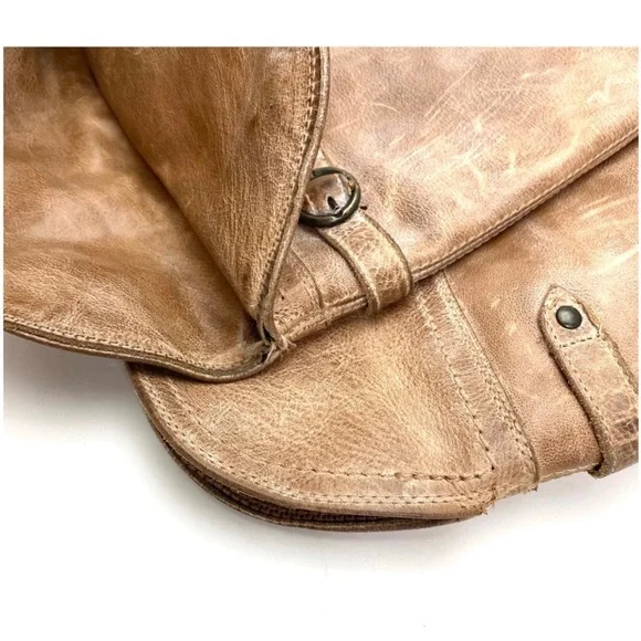 FRYE Jane Western Riding Knees High Boot in Beige Taupe Burnished Antique Size 7
